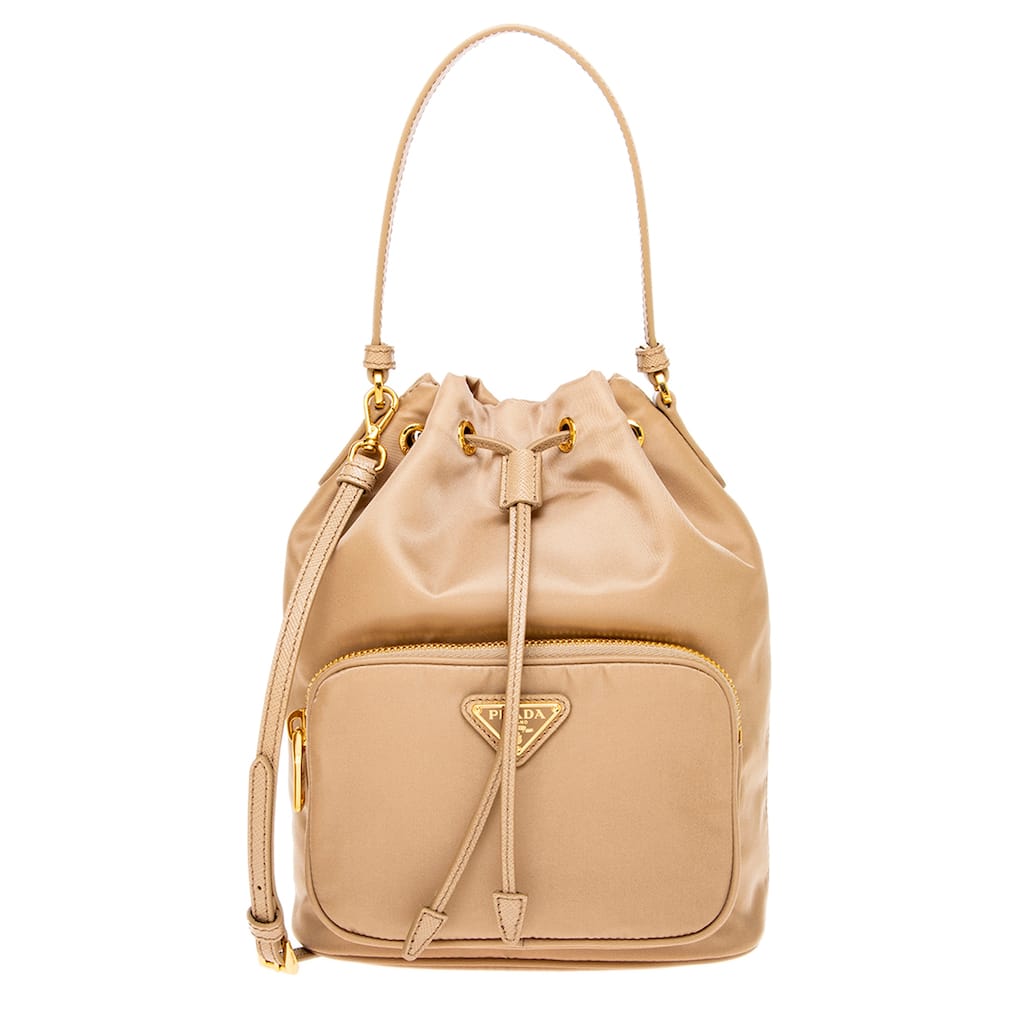Prada Duet Re-Nylon Bucket Bag