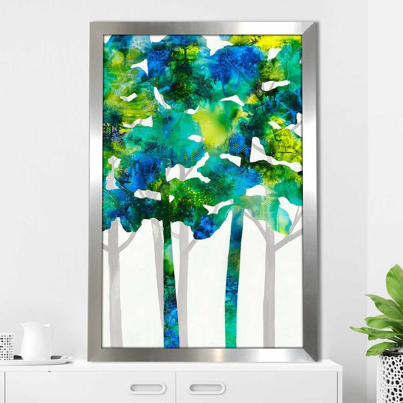 "Tall Trees VIII" by Ruth Fromstein Print on Acrylic.