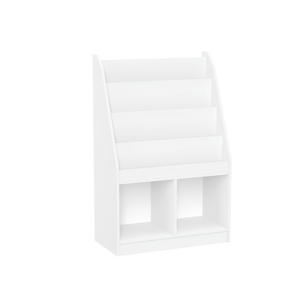 RiverRidge Home Kids Bookrack with Two Cubbies, White. Opens flyout.