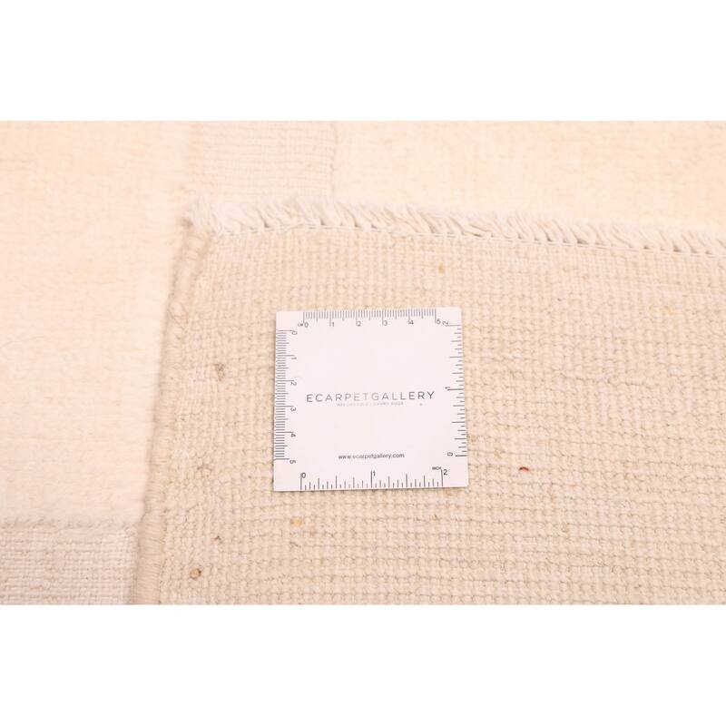 ECARPETGALLERY Hand-knotted Pak Finest Marrakesh Cream Wool Rug - 7'9 x 10'0