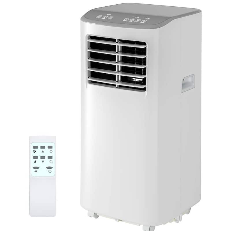 8000 Btus Standing Portable Air Conditioner for Bedrooms and Small Offices - N/A - White
