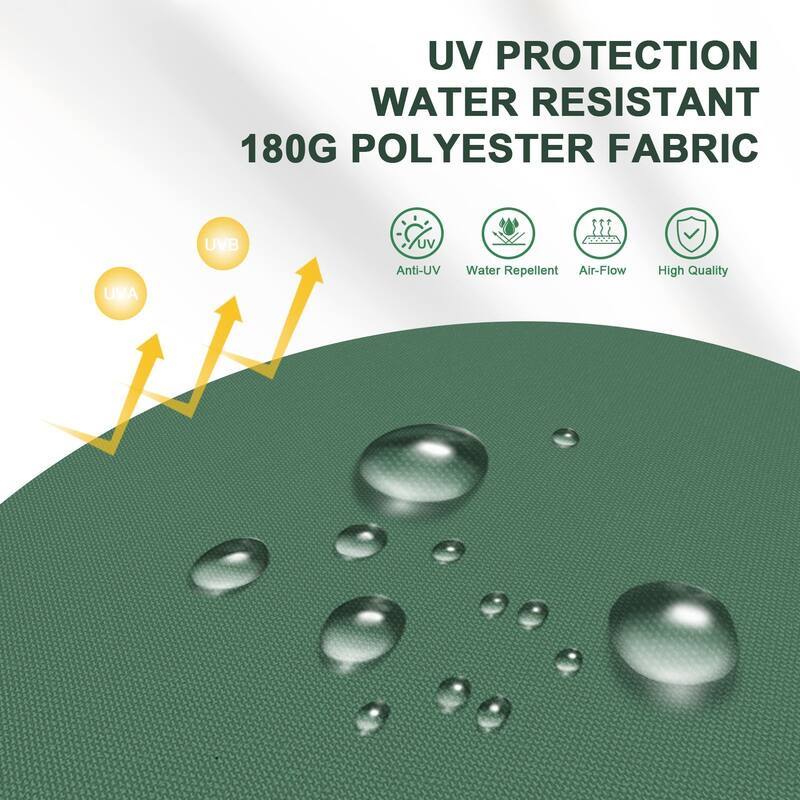 Autlaycil 15ft Retangle Patio Umbrella with Solar Lights & Base
