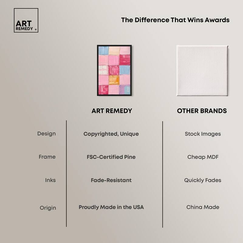 Color Squares II Canvas by Art Remedy