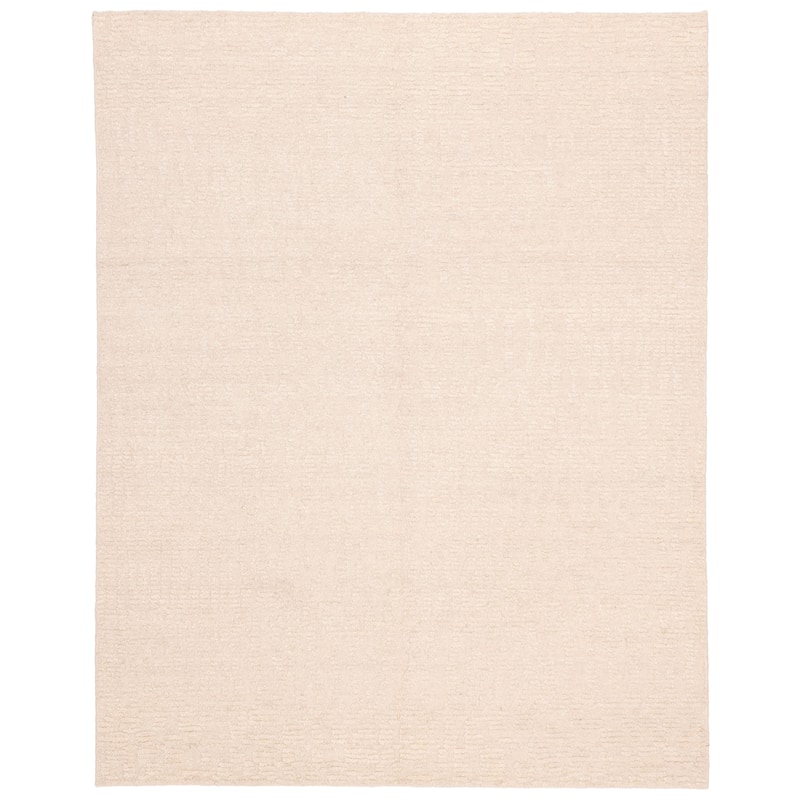 ECARPETGALLERY Hand-knotted Looma Ivory Wool Rug - 7'10 x 9'11