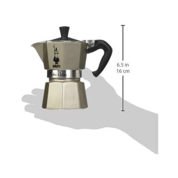 Aluminum Alloy Pot Home Kitchen Heart Printed Coffee Maker Percolator Stove