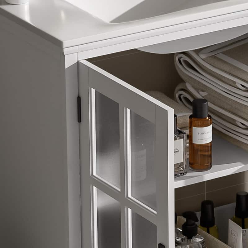 Christopher Knight Home - Carl 30" Bathroom Vanity with Ceramic Sink
