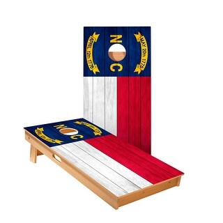 North Carolina Flag Cornhole Boards