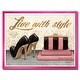 preview thumbnail 12 of 11, Designart "Gold Fabulous Life Style II" Fashion Premium Framed Art Print