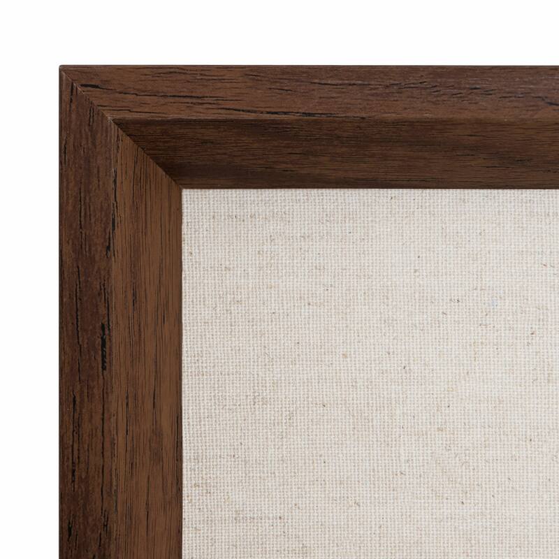 Kate and Laurel Calter Framed Linen Fabric Pinboard
