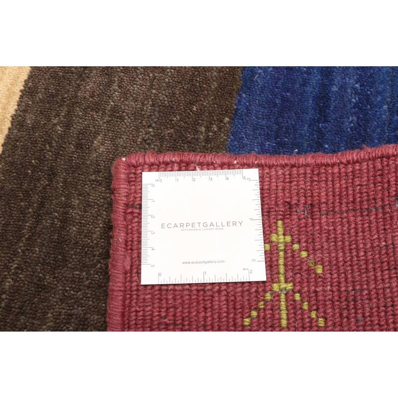 ECARPETGALLERY Hand Loomed Kashkuli Gabbeh Multi Color Wool Rug - 2'11 x 4'9