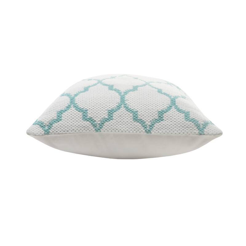 Sevita Geometric Lattice Indoor/Outdoor Throw Pillow