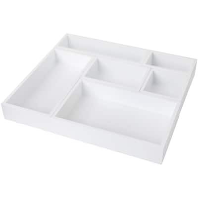 Flash Furniture LY-68986-6-WH-MS Enzo 2" Tall Office Organizer Set