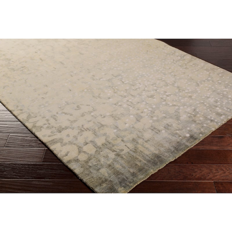 Hand-Knotted Giana Abstract Wool Area Rug - 10' x 14'