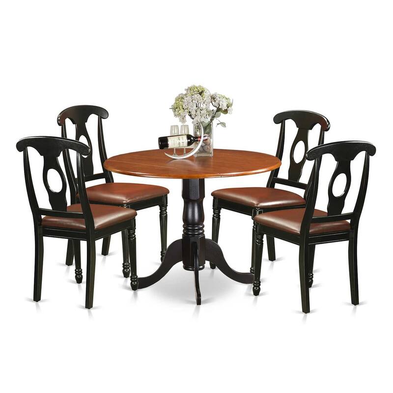 Kitchen Table Set 3 Piece - Dining Room Table with Chairs - Southwestern Style - HomeStock