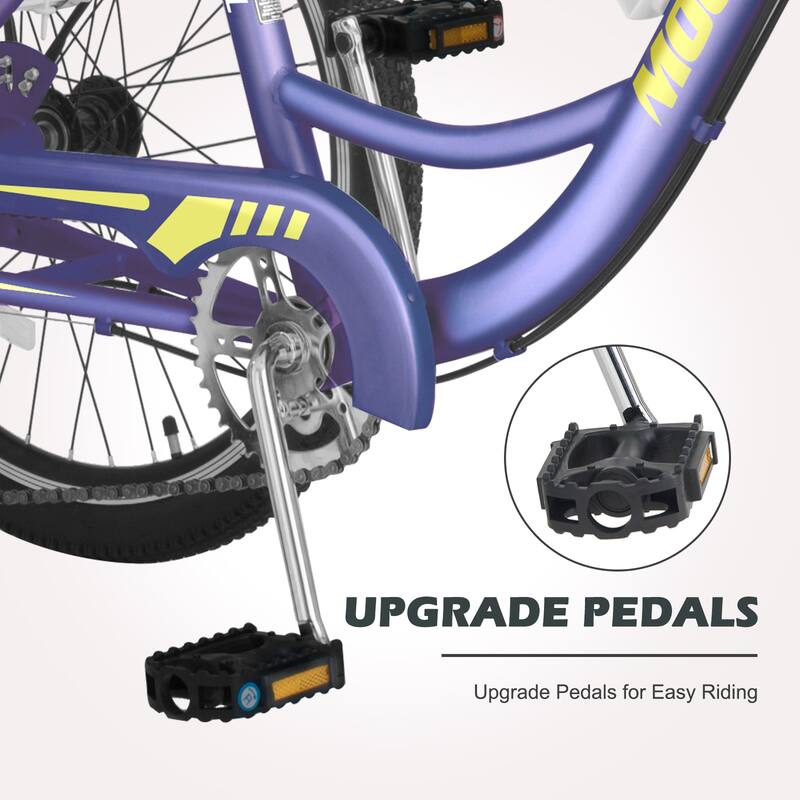 DoCred 20" Adult Tricycle 7 Speed 3-Wheel Bike with Shopping Basket