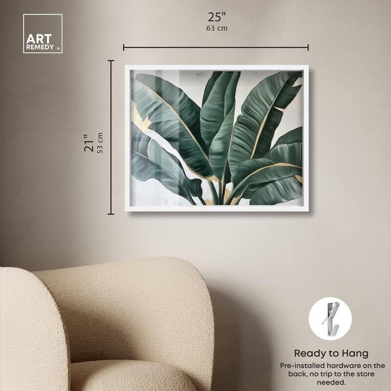 Jungle Jewel Jade II Shadowbox by Art Remedy