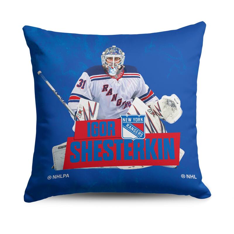 NHL Player 18 Inch Throw Pillow