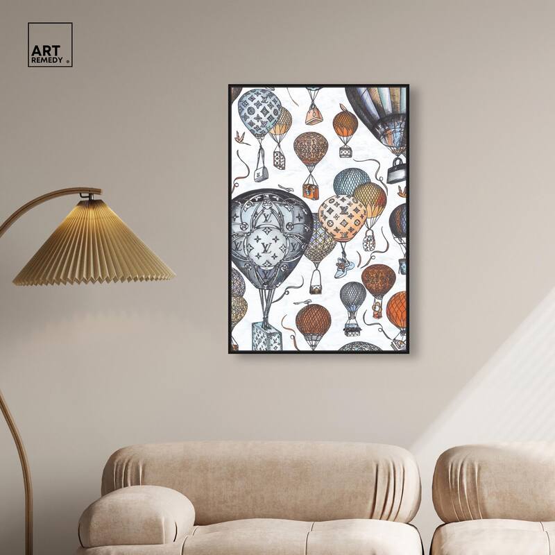 Doll Memories - Fashion Balloons Canvas by Art Remedy