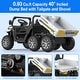 preview thumbnail 13 of 37, Ride On Dump Truck for Kids Ride On Car with Remote Control Electric UTV Vehicles