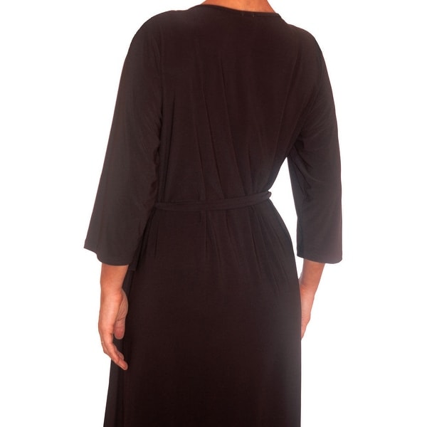 slimming wrap dress