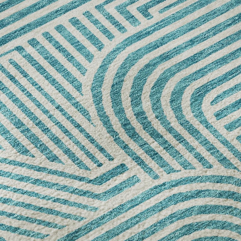 Premium Washable Super Soft Modern Geo Mayfield Rug