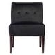 preview thumbnail 44 of 51, Samantha Indoor Living Room Velvet Slipper Chair by Sole Designs