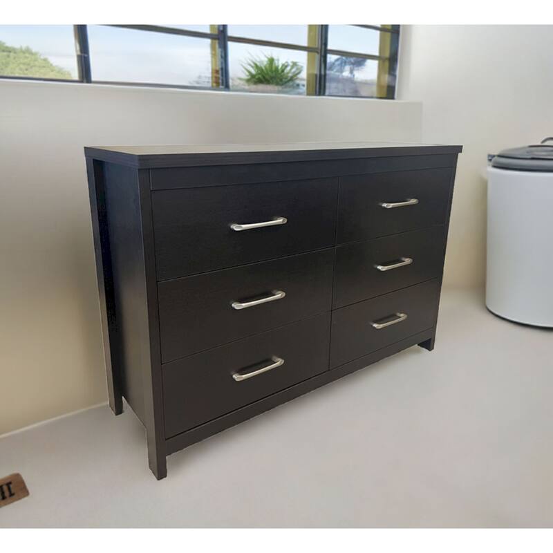 Slide Logic 6 Drawer Low Boy Dresser
