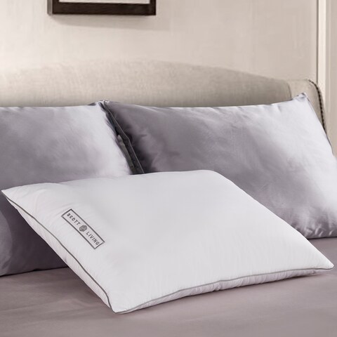 SCOTT LIVING Poly Around White Goose Feather And Down Pillow