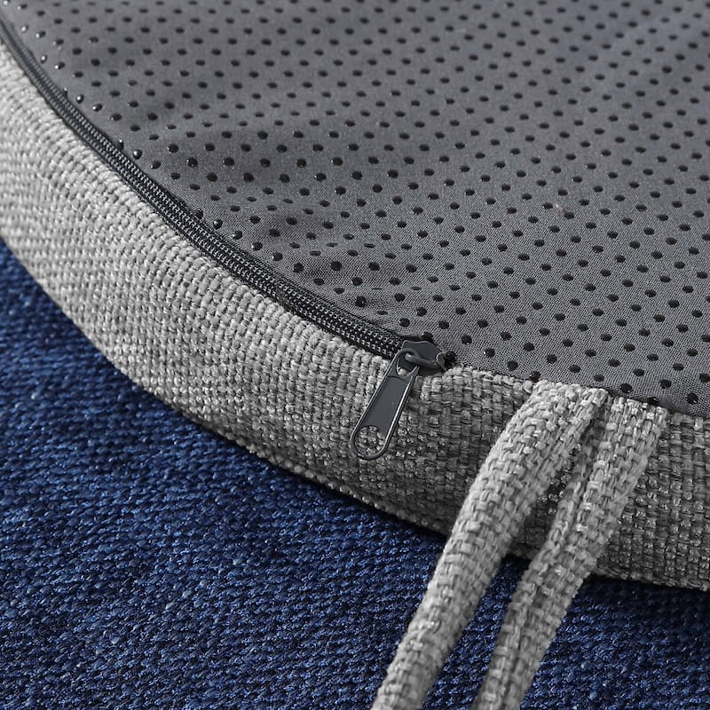 Sweet Home Collection U-Shape High Density Memory Foam Chair Pads with Ties