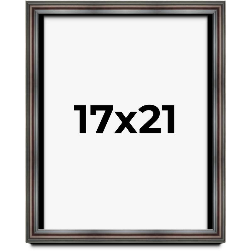 17x21 Shadow Box Frame Brown Cherry | 2.625 Inches Deep Pine Wood