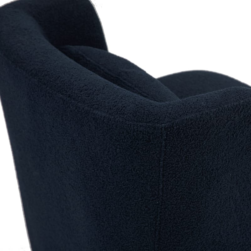 Swivel Accent chairs With Boucle Linen Fabric Set of 2