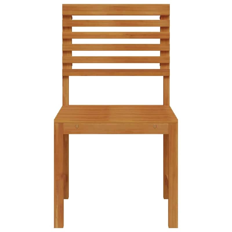 vidaXL Garden Chair 50 x 50 x 91cm Solid Acacia wood - 19.7 x 19.7 x 35.8