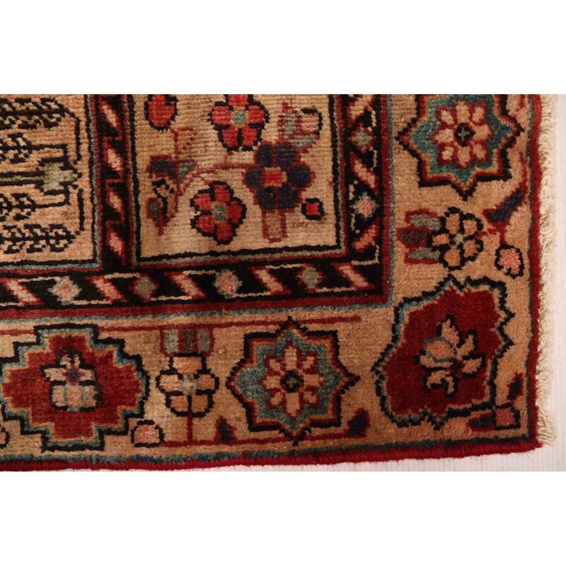 ECARPETGALLERY Hand-knotted Andelz Red Wool Rug - 3'11 x 6'4