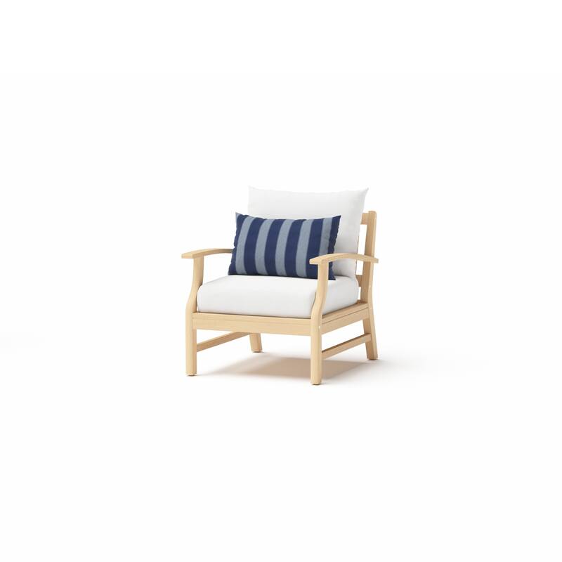 Kooper 4 Piece Sunbrella Outdoor Patio Sofa & Club Chair Set