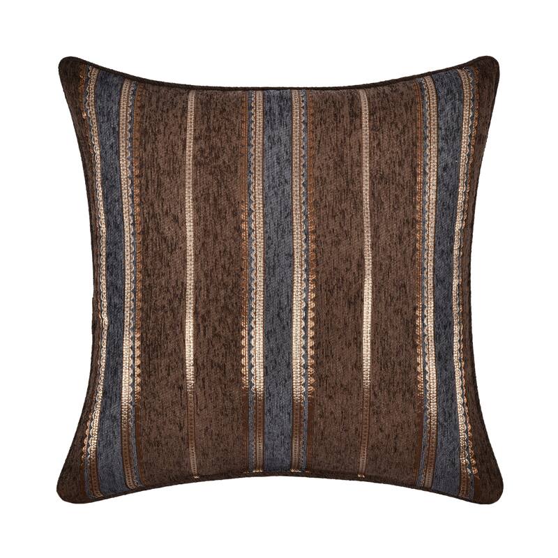 Sofia 20" Square Decorative Throw Pillow - Polyester - Wedgewood - Accent