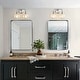 preview thumbnail 92 of 151, Modern Vanity Lights Dimmable Bathroom Light Fixtures with Glass Shade