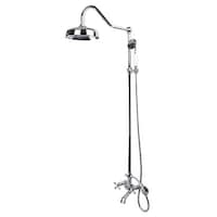 Vintage Tub Faucet with Shower Combo for Clawfoot Tub - Bed Bath ...