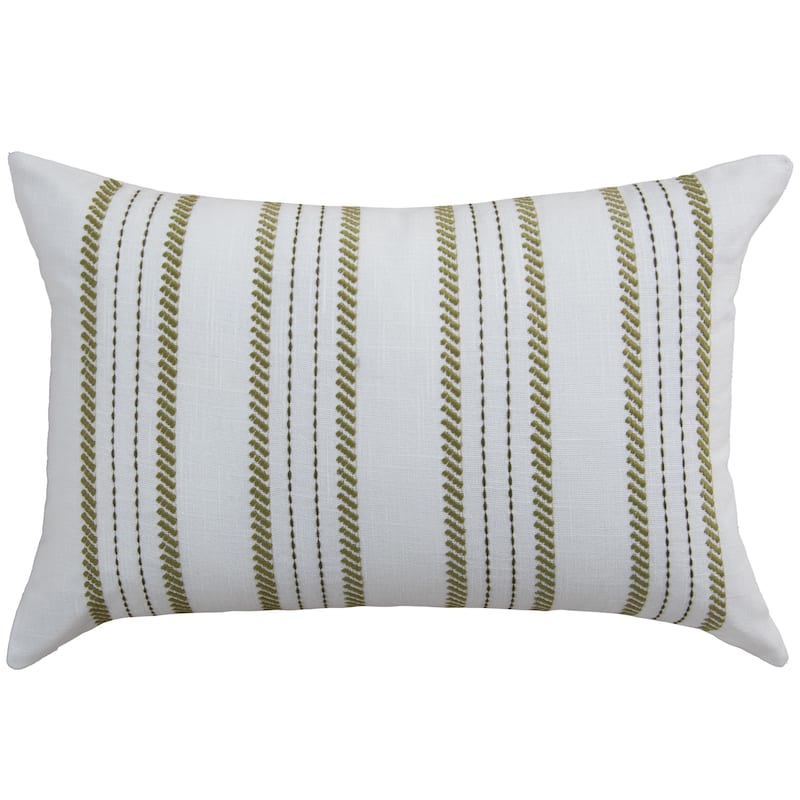Donny Osmond Stripe Cottage Throw Pillow, 14''x20''