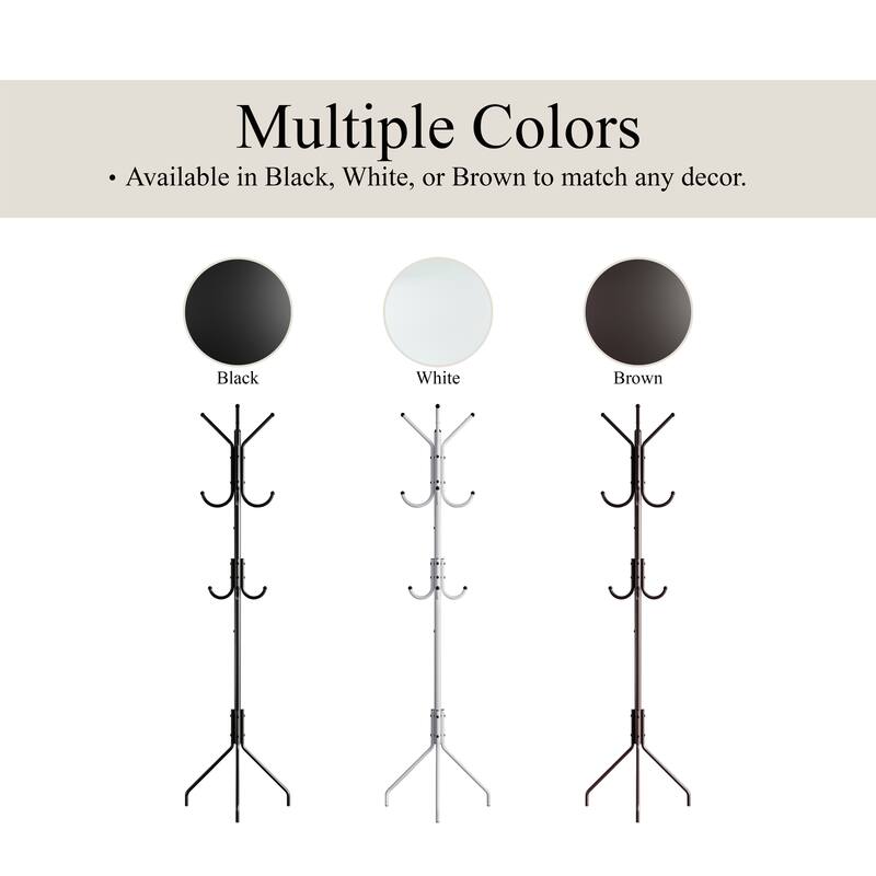 CraftPorch Contemporary Freestanding Metal Coat Rack - N/A