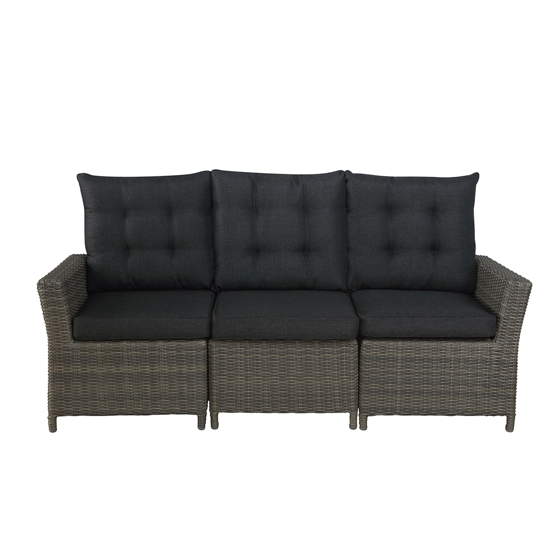 Outdoor reclining outlet couch