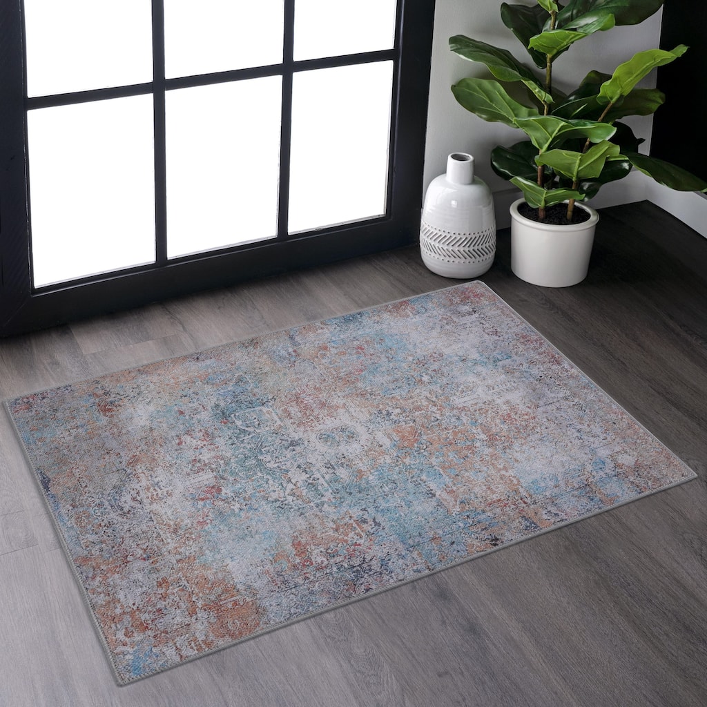 Abstract Area Rug - 2' x 3'