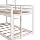 preview thumbnail 7 of 7, Modern Twin Over Twin Bunk Bed Saves Space Wood Bed with Roof, Full-length Guardrail, Ladder,Window