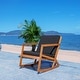 preview thumbnail 21 of 89, SAFAVIEH Outdoor Patio Furniture Vernon Rocking Chair w/ Cushion - 25.6" W x 37.7" D x 30.7" H