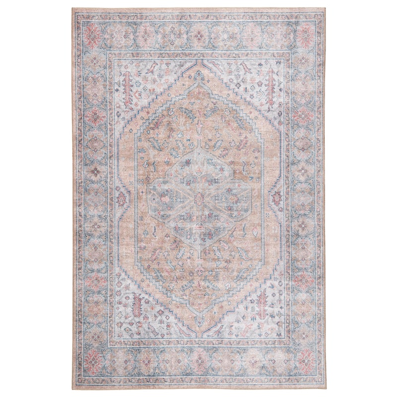 Terra by Obeetee Bergen Manorhouse Rug - Lavender/Ivory - 7'6" x 9'6"