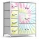 preview thumbnail 43 of 75, Dresser w/ 7 Drawers, Furniture Storage & Chest Tower for Bedroom Swirl Light