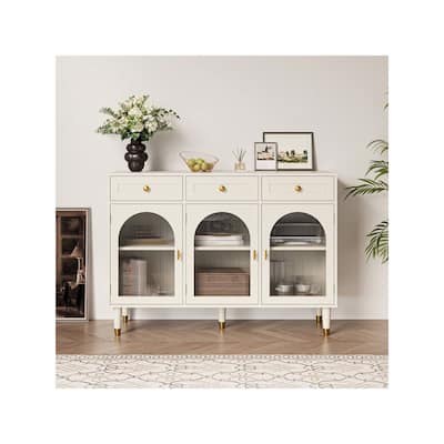 RoyalCraft RoyalCraft 47.2" Wide 3 Drawer Sideboard Buffet