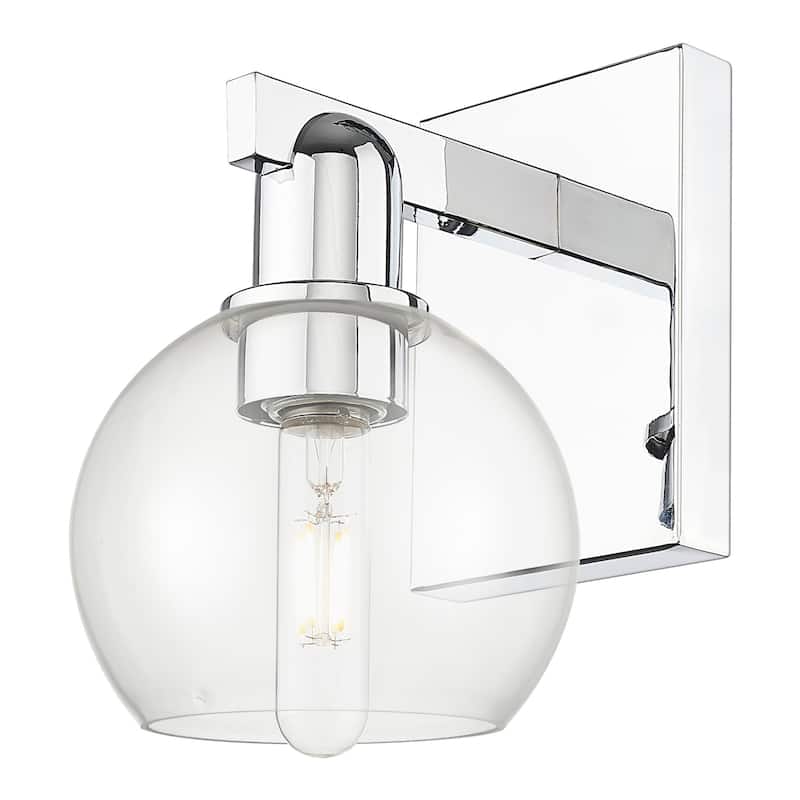 Innovations Lighting 716-1W-10-6 Athens Sconce Athens 10" Tall Wall - Polished Chrome / Clear