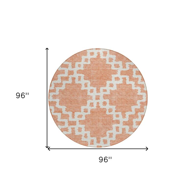 HomeRoots Geometric Transitional Rectangle Outdoor Rug