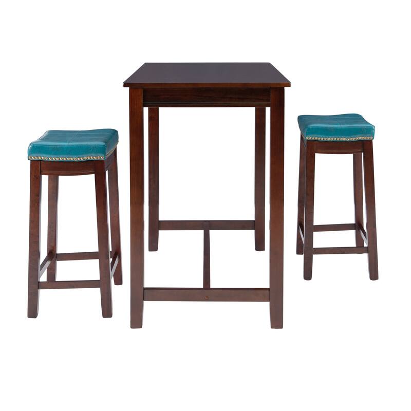 Bridgeport Wooden 3-Piece Counter Height Dining Set