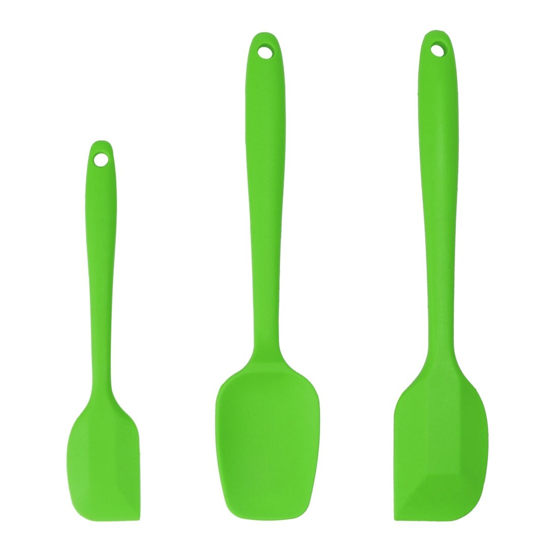 green silicone spatula